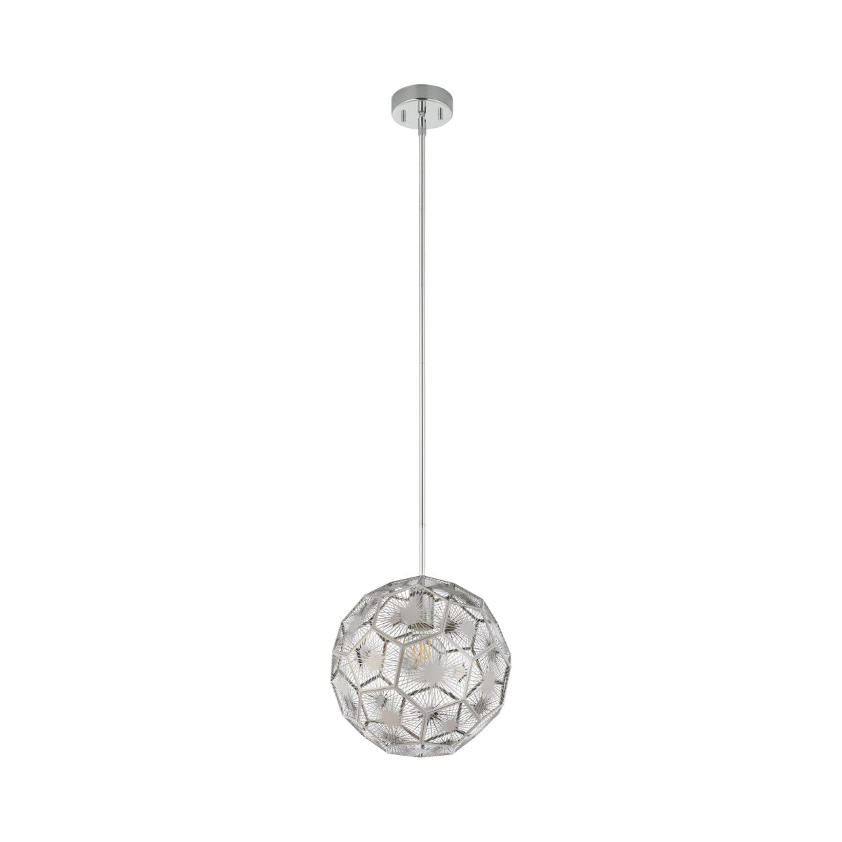 Mini suspension Skoura - Chrome by Eglo | Luminaires & cie