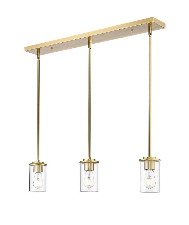 Mini-suspension Thayer - Or luxe 3 by Z-Lite | Luminaires & cie