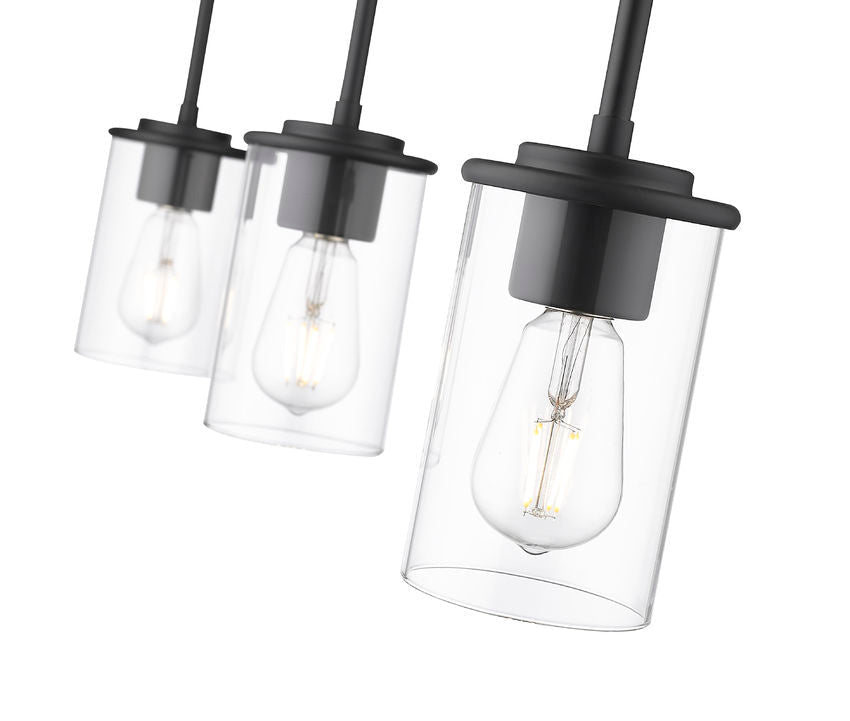 Mini-suspension Thayer - Noir mat 1 by Z-Lite | Luminaires & cie