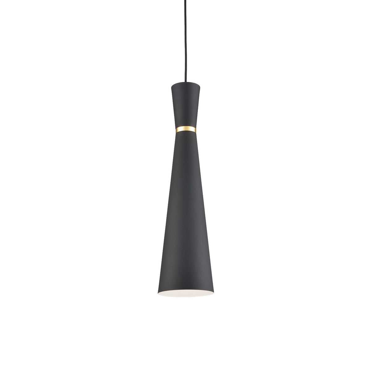 Mini-suspension Vanderbilt Noir / Or, 5 7/8" – Kuzco Lighting