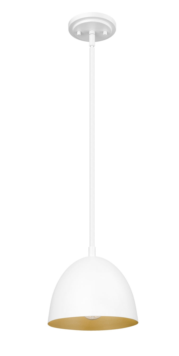 Mini-suspension Vega Blanc mat – vue 2