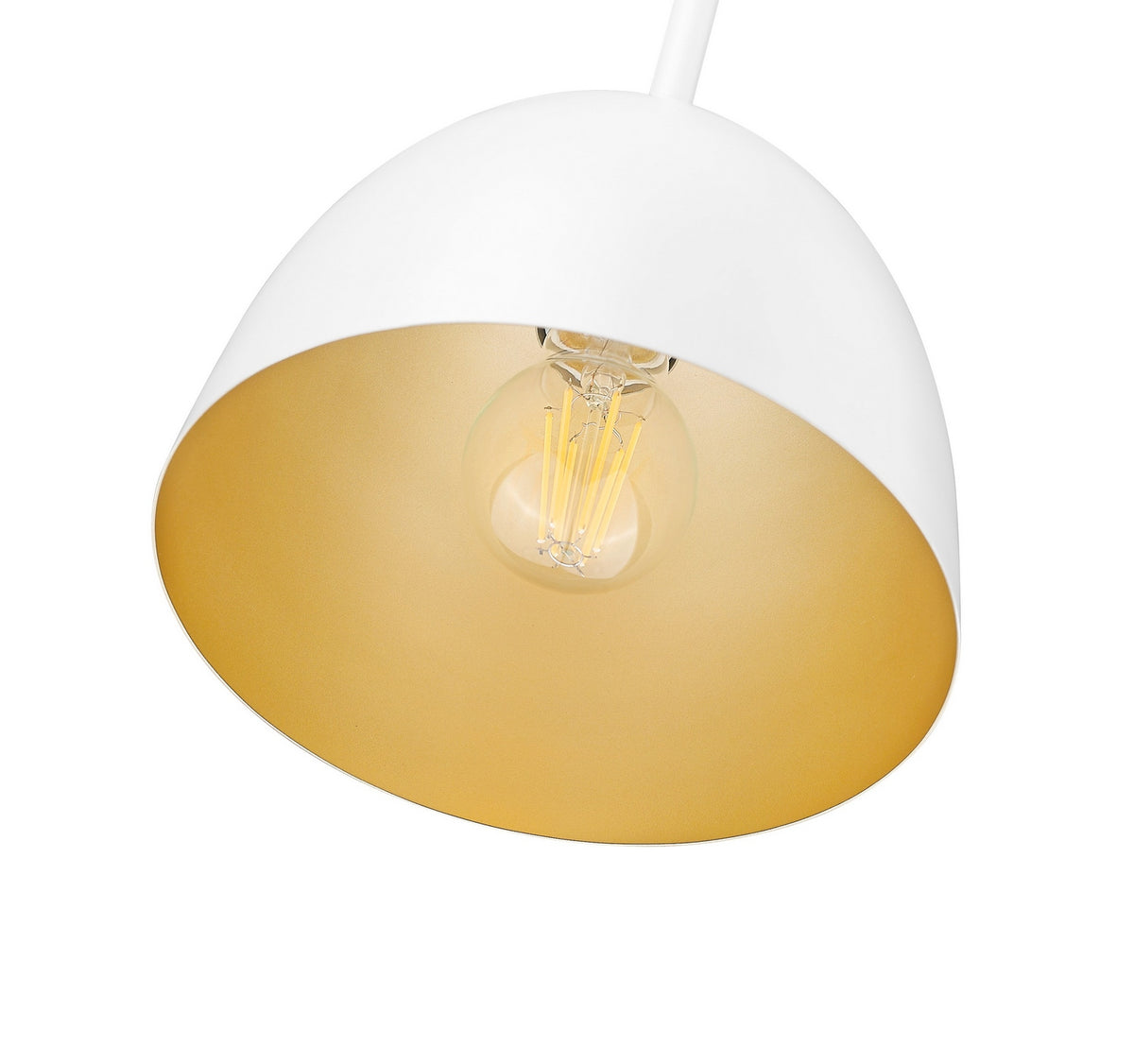 Mini-suspension Vega Blanc mat – vue 4
