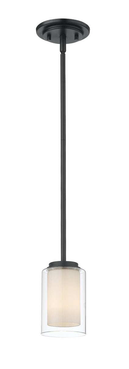 Mini-suspension Willow - Noir mat by Z-Lite | Luminaires & cie