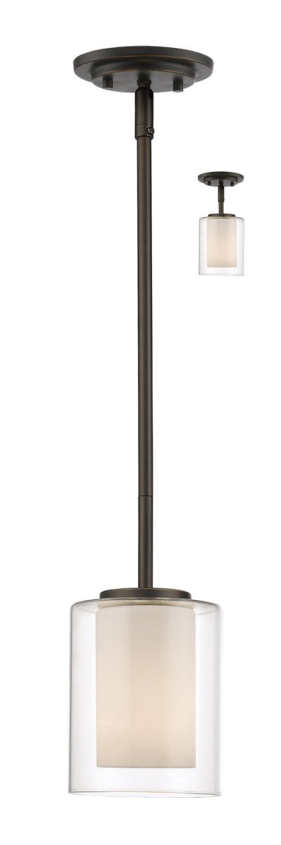 Mini-suspension Willow - Bronze vieilli by Z-Lite | Luminaires & cie