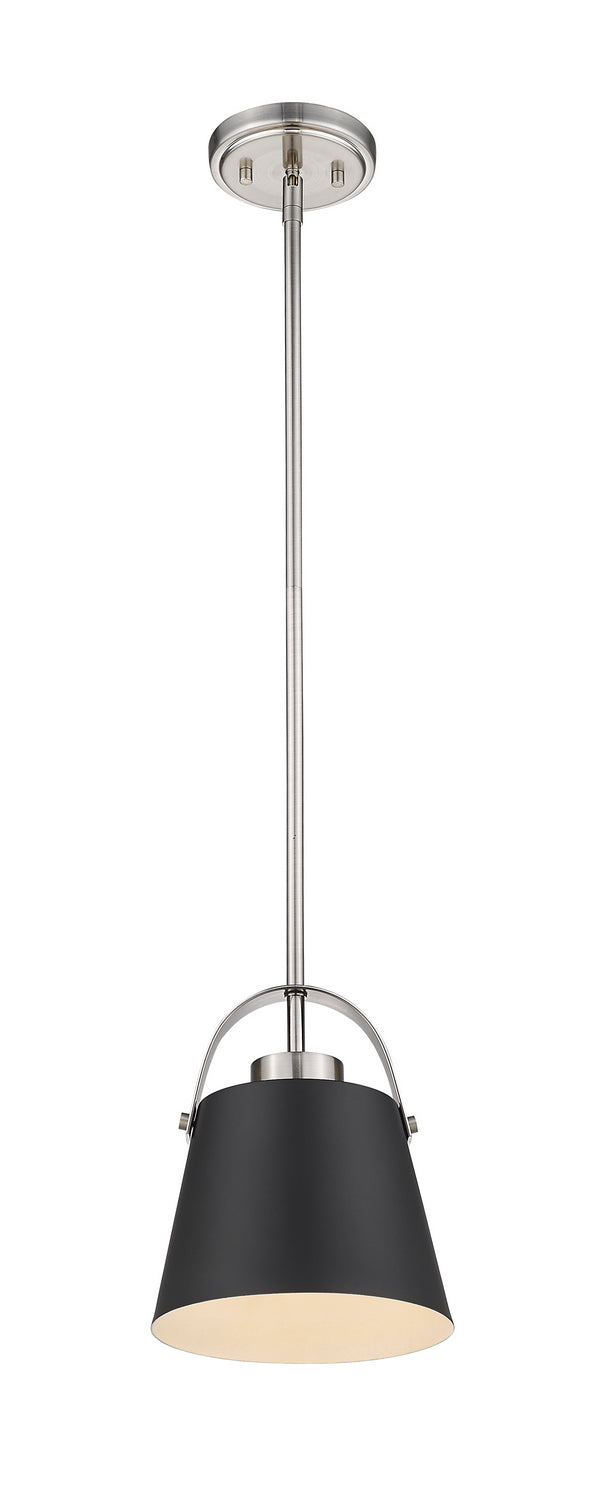 Mini-suspension Z-Studio Noir mat + Nickel brossé – vue 2