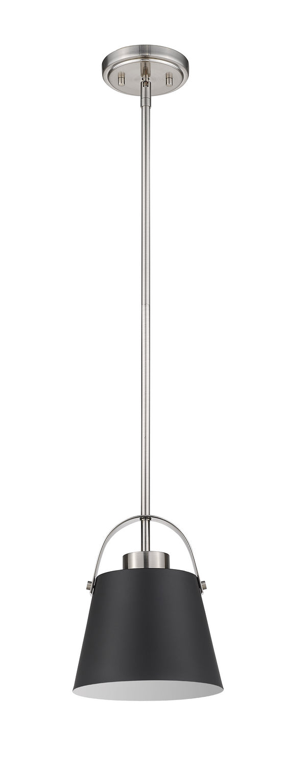 Mini-suspension Z-Studio Noir mat + Nickel brossé – vue 3
