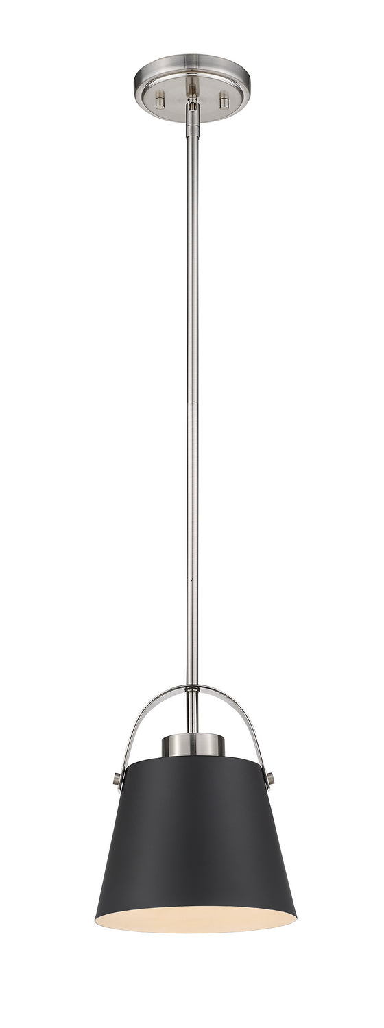 Mini-suspension Z-Studio Noir mat + Nickel brossé – Z-Lite