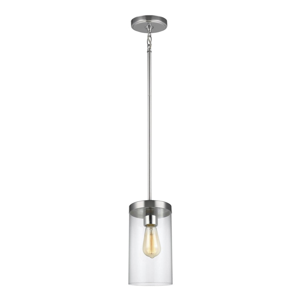 Mini-suspension Zire - Chrome 6" by Visual Comfort Studio | Luminaires & cie