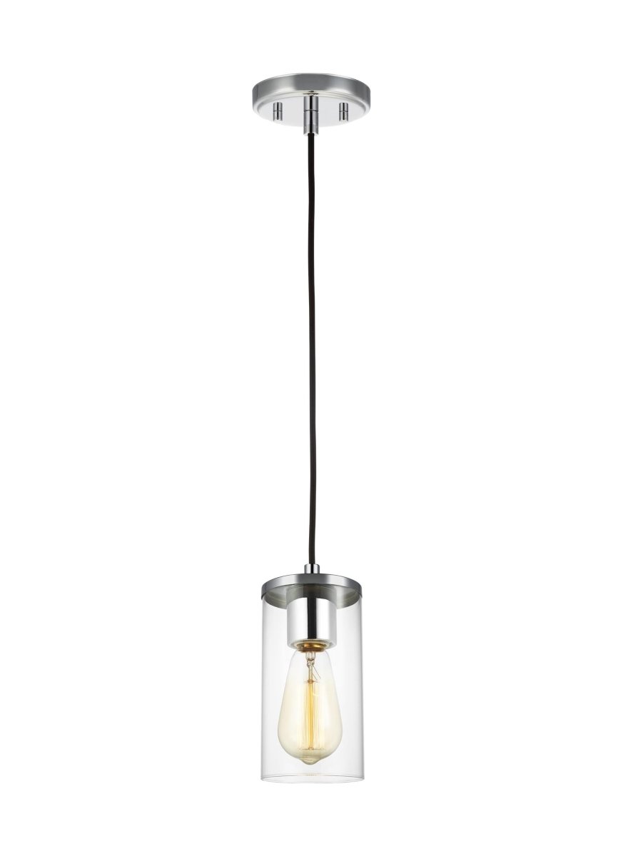 Mini-suspension Zire - Nickel brossé 6" by Visual Comfort Studio | Luminaires & cie