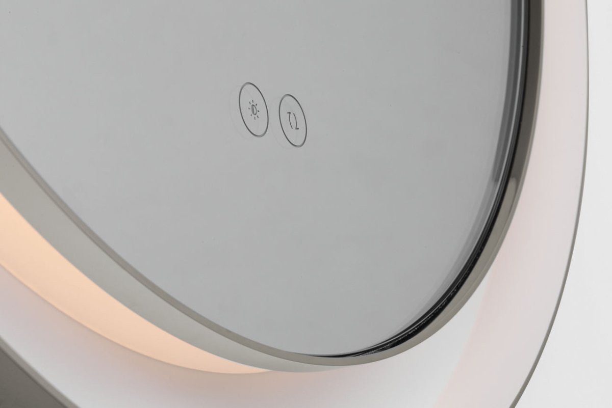 Miroir éclairant Chopin - Nickel poli 36" 48" by Visual Comfort Studio | Luminaires & cie
