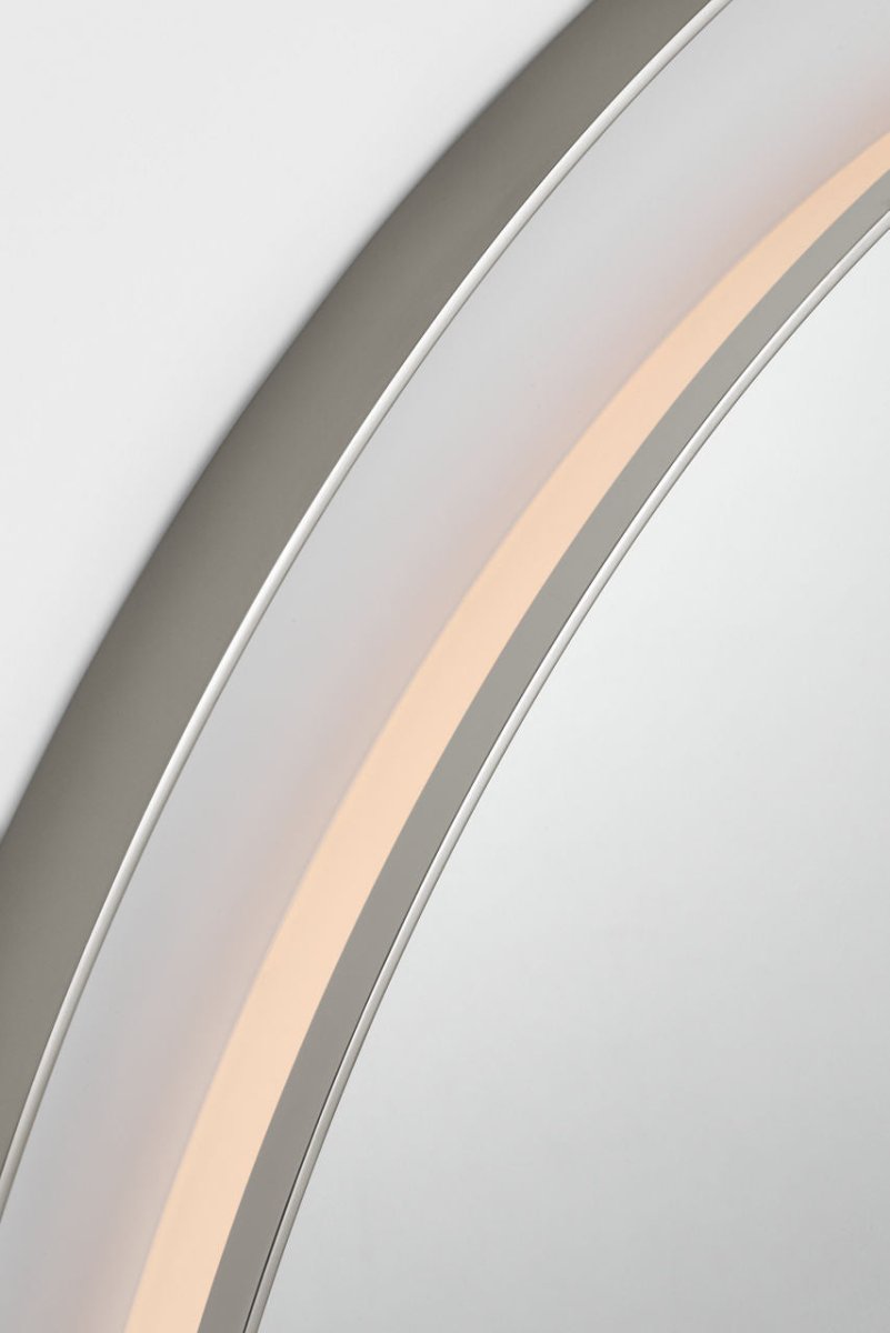 Miroir éclairant Chopin - Nickel poli 36" 48" by Visual Comfort Studio | Luminaires & cie