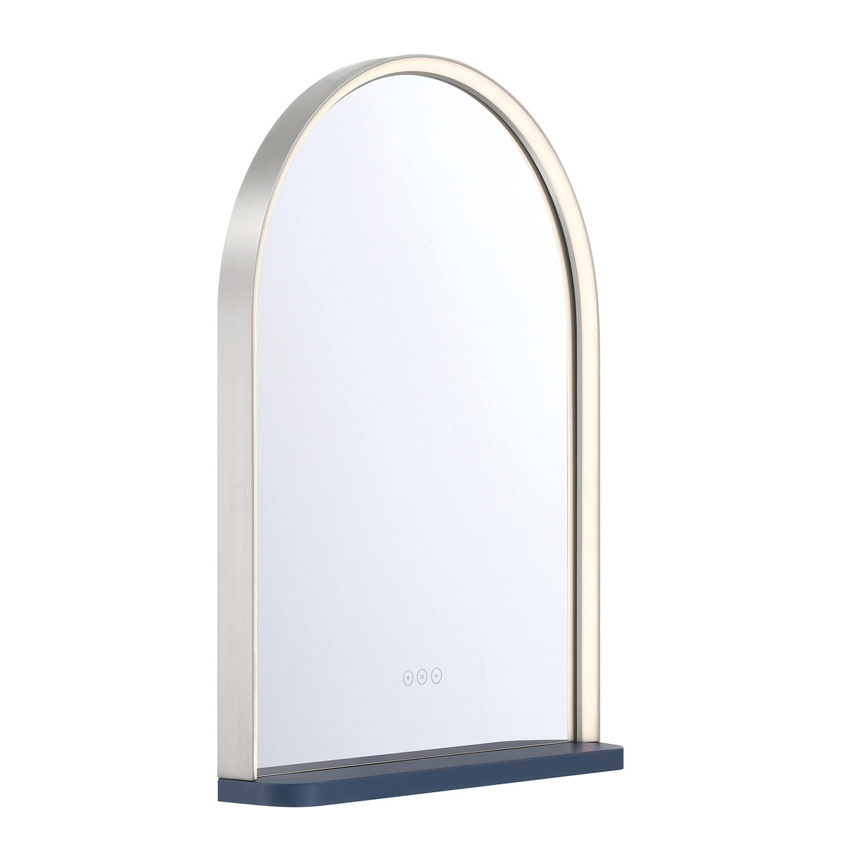 Miroir éclairant DEL Serin Bleu marine minuit, 24" – vue 5