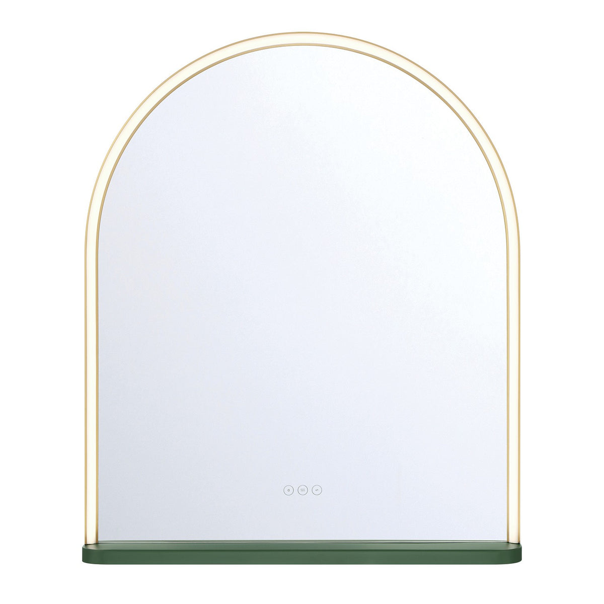 Miroir éclairant DEL Serin Vert kombu, 30" – Eurofase
