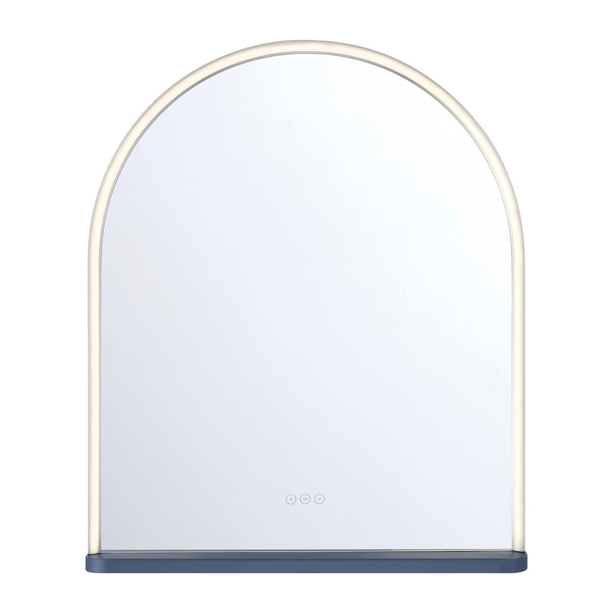 Miroir éclairant DEL Serin Bleu marine minuit, 30" – Eurofase