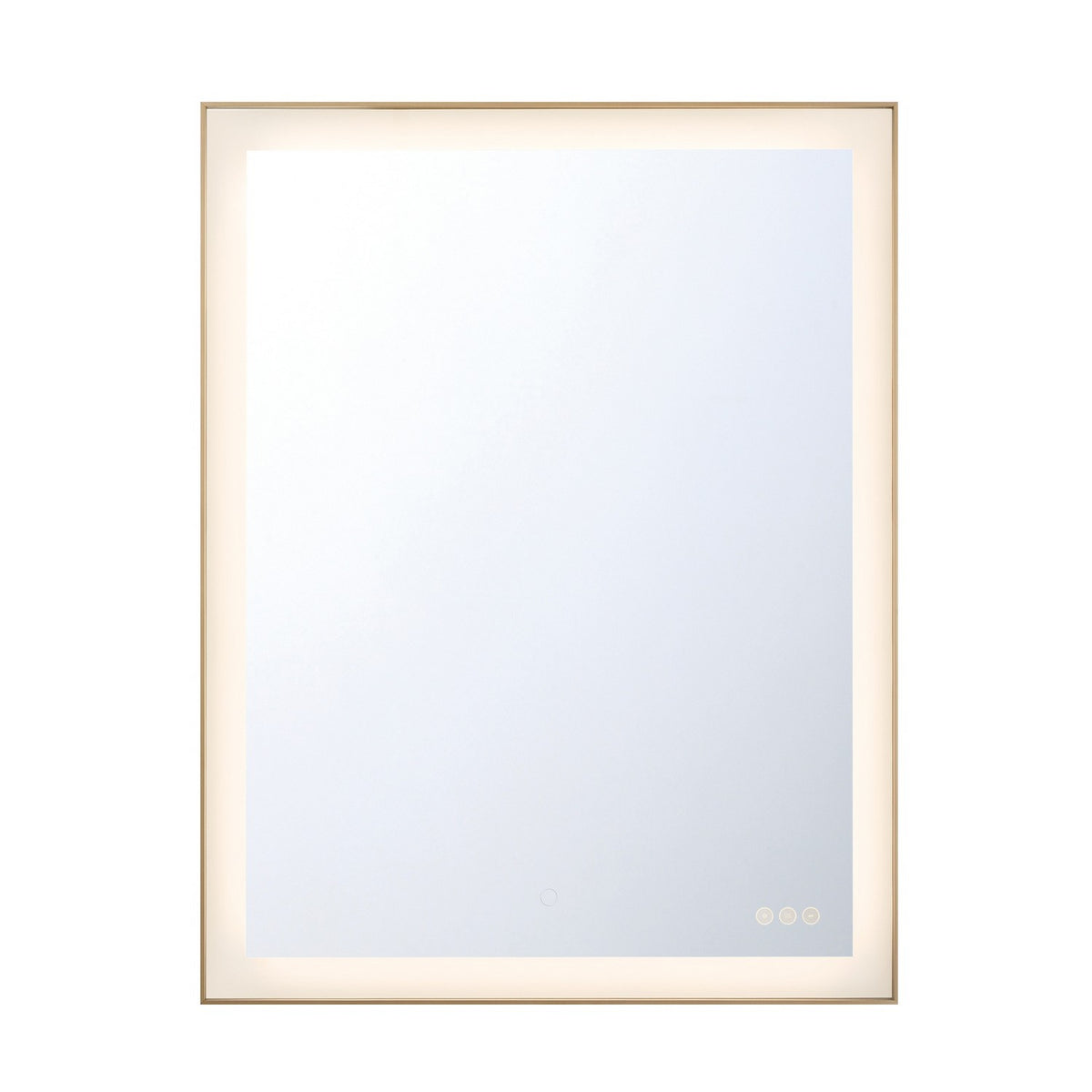 Miroir éclairant Lenora Or anodisé, 28" – Eurofase