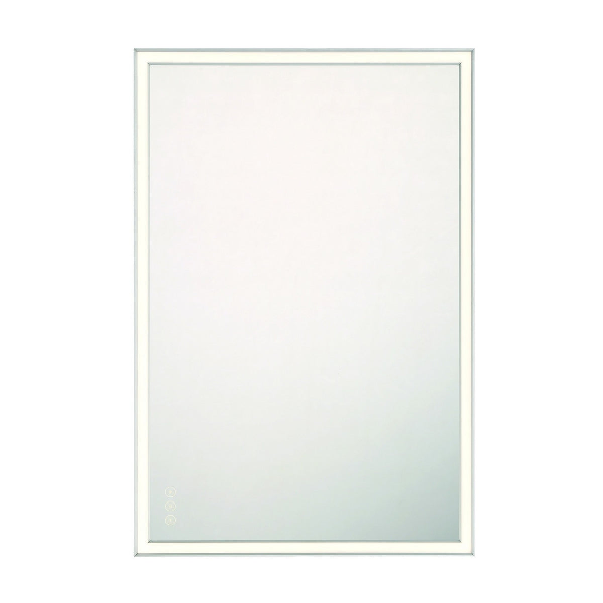 Miroir éclairant Nixon Argent anodisé, 24" – Eurofase