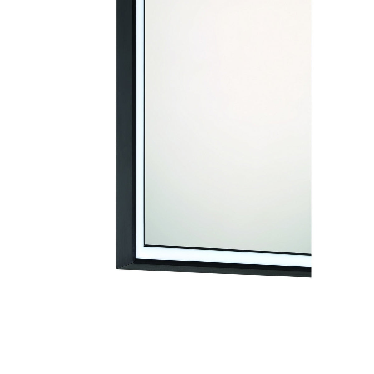 Miroir éclairant Nixon Noir anodisé, 32" – Eurofase