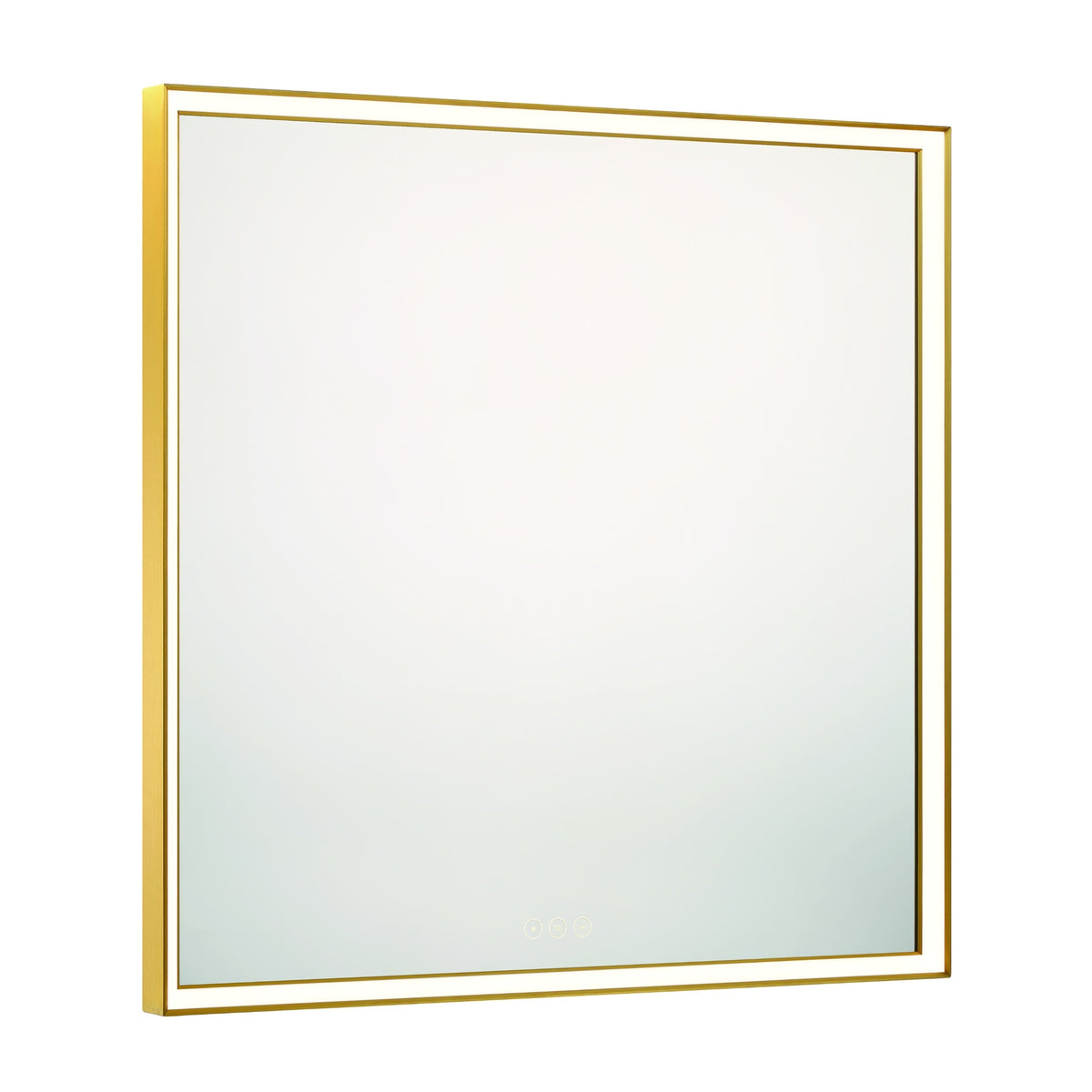 Miroir éclairant Nixon Or anodisé, 36" – vue 2