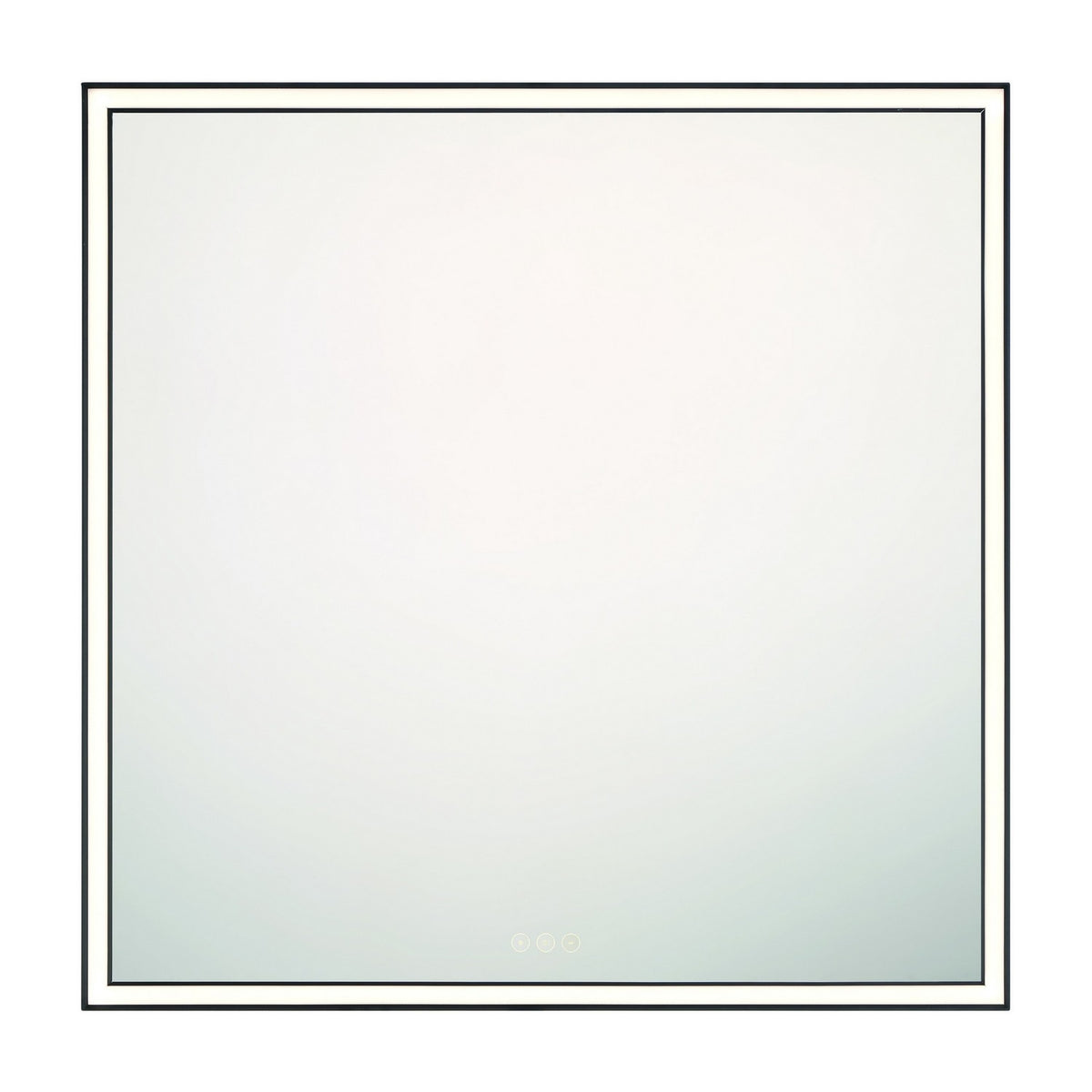 Miroir éclairant Nixon Noir anodisé, 36" – Eurofase
