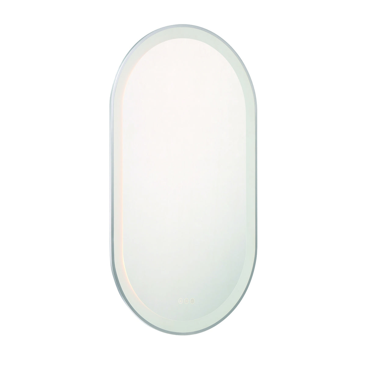 Miroir éclairant Sara Argent mat, 42" – vue 2
