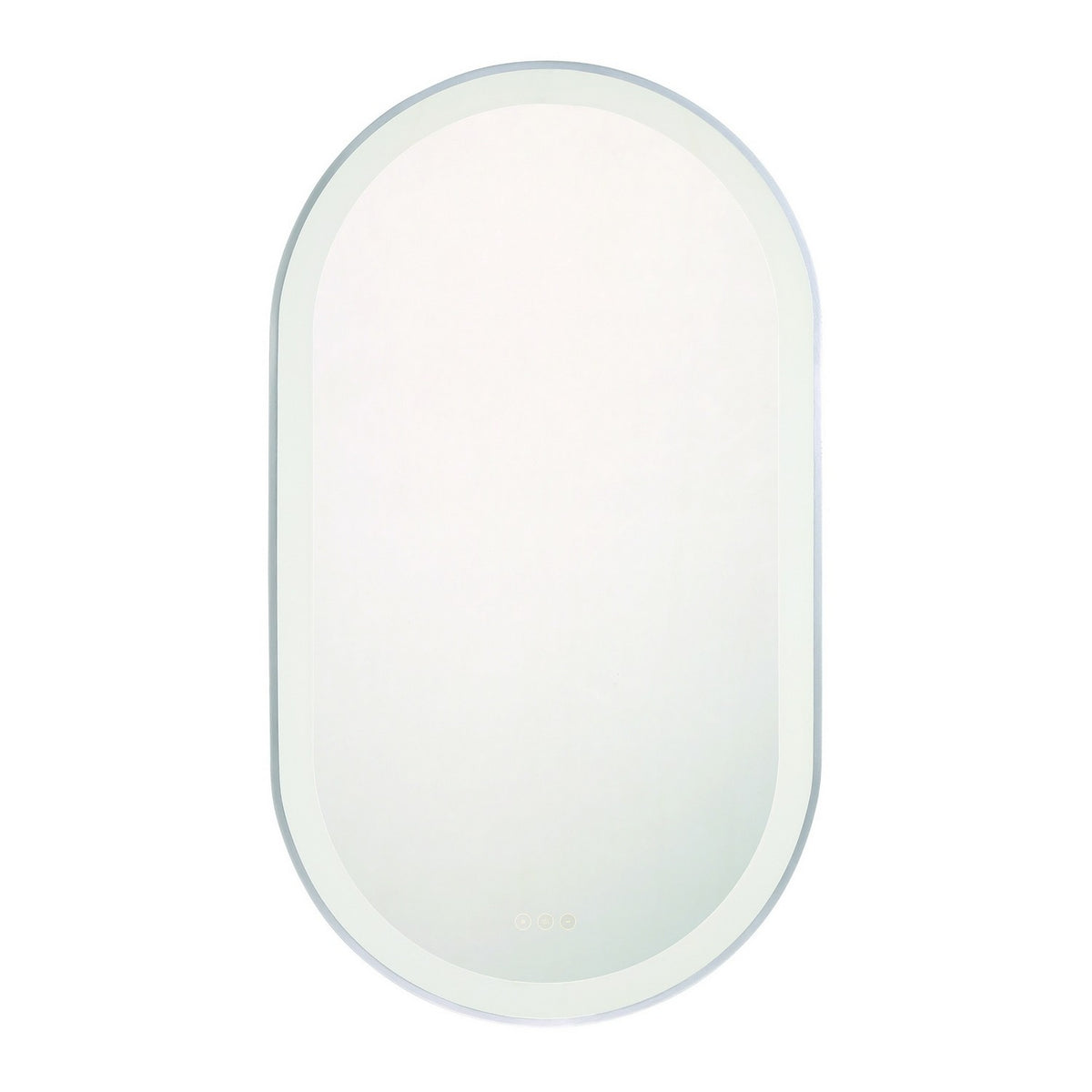 Miroir éclairant Sara Argent mat, 42" – Eurofase