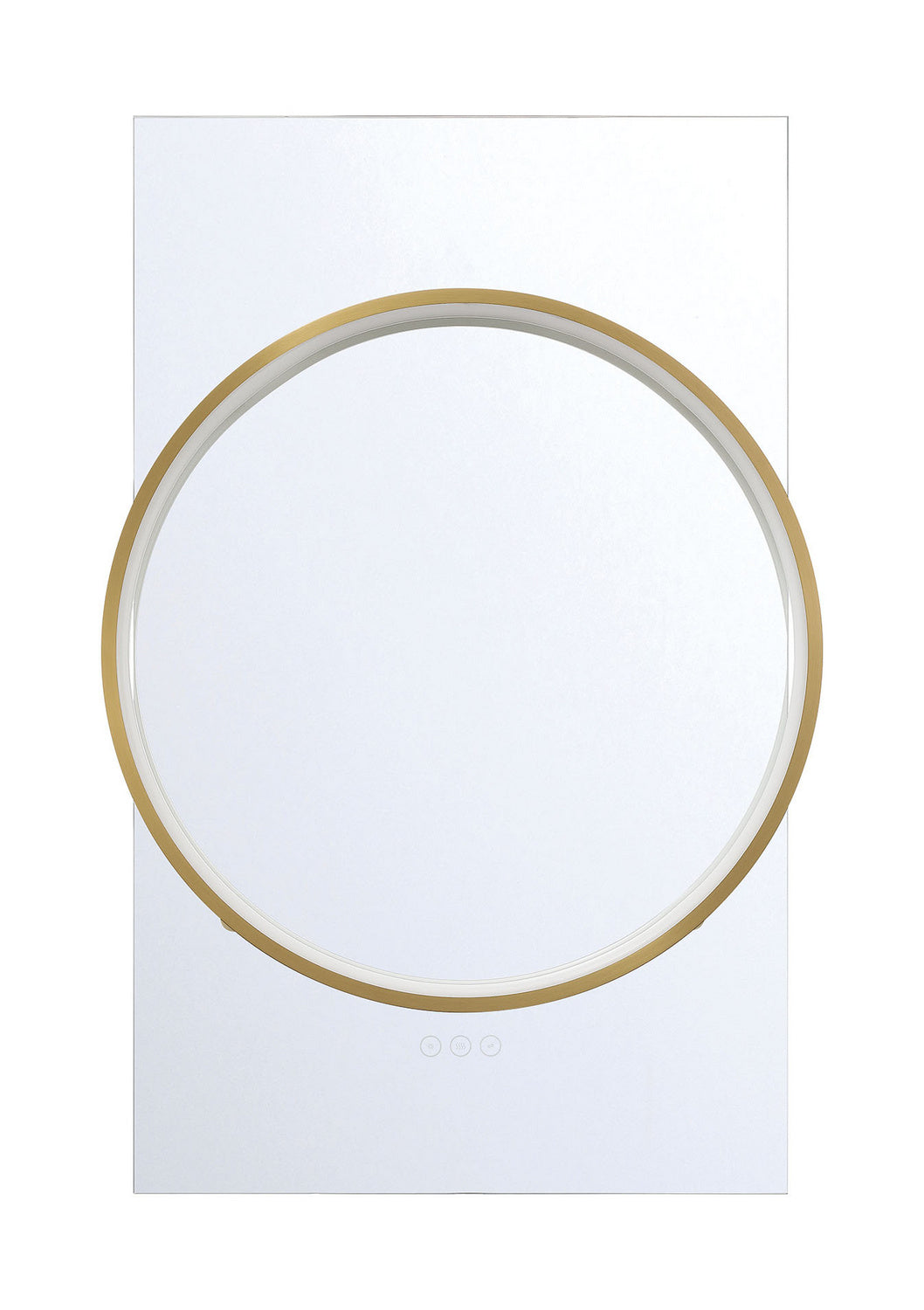 Miroir éclairant Trails Or, 24" – vue 5