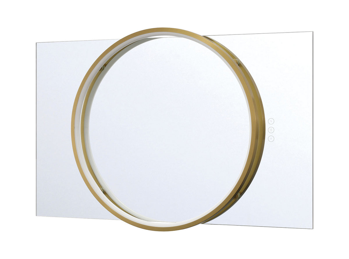 Miroir éclairant Trails Or, 24" – vue 7