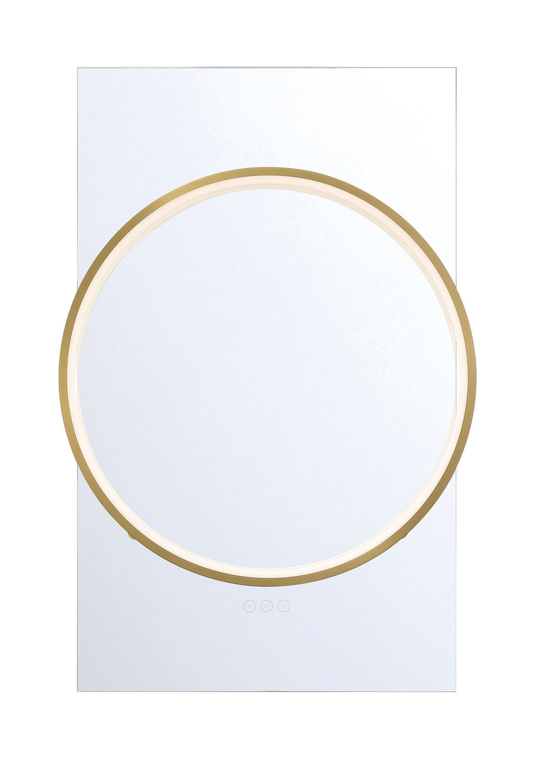 Miroir éclairant Trails Or, 24" – Eurofase