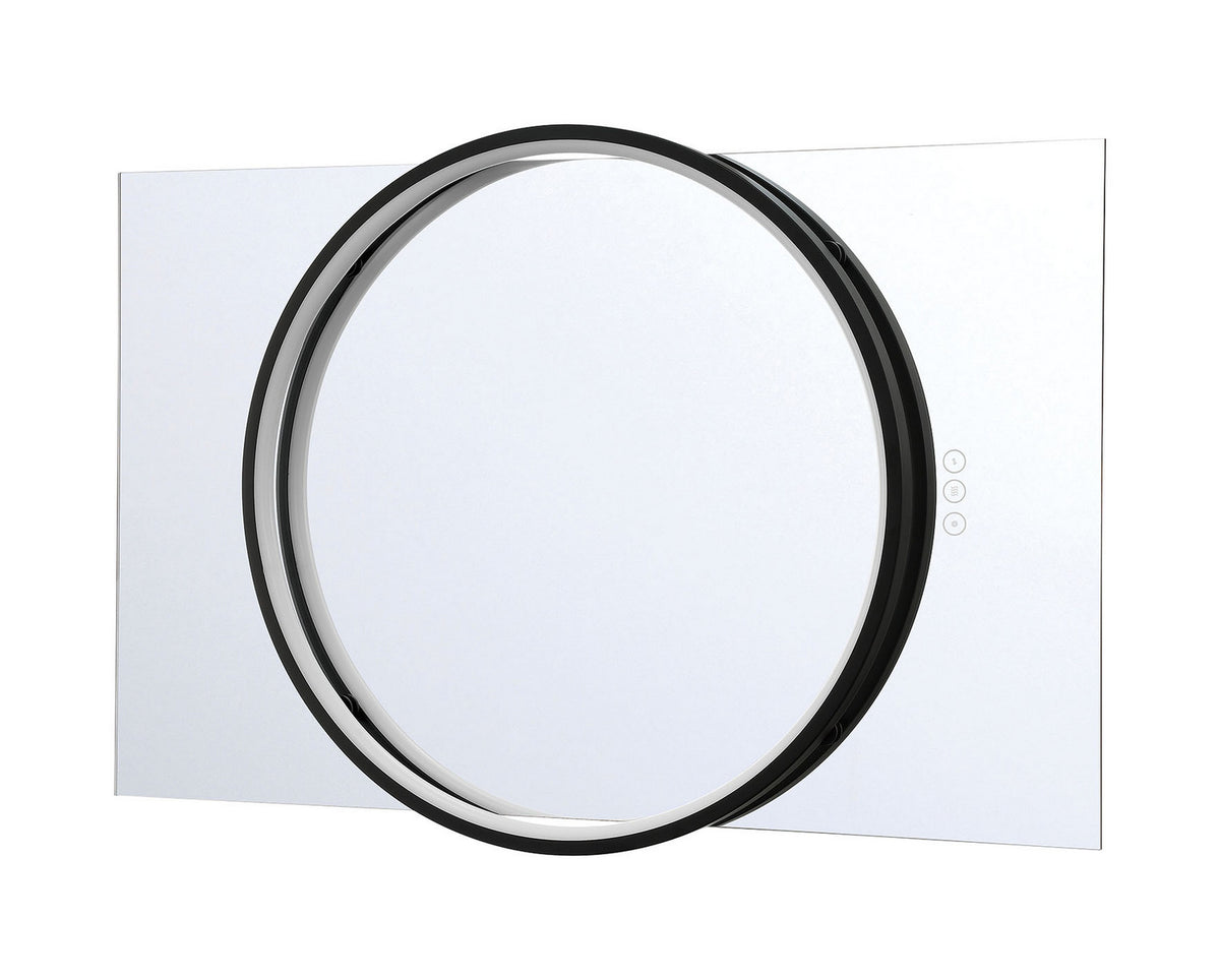 Miroir éclairant Trails Noir mat, 24" – vue 7