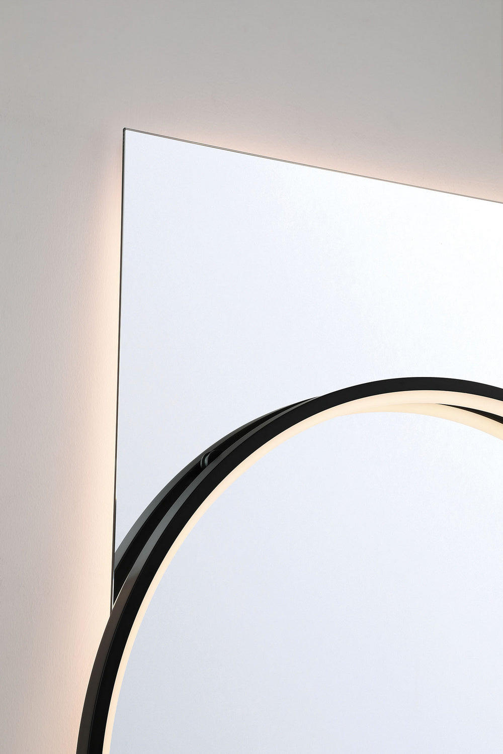 Miroir éclairant Trails Noir mat, 30" – vue 11