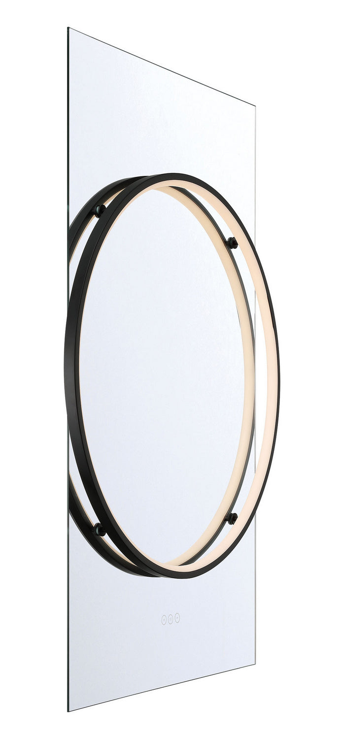 Miroir éclairant Trails Noir mat, 30" – vue 3