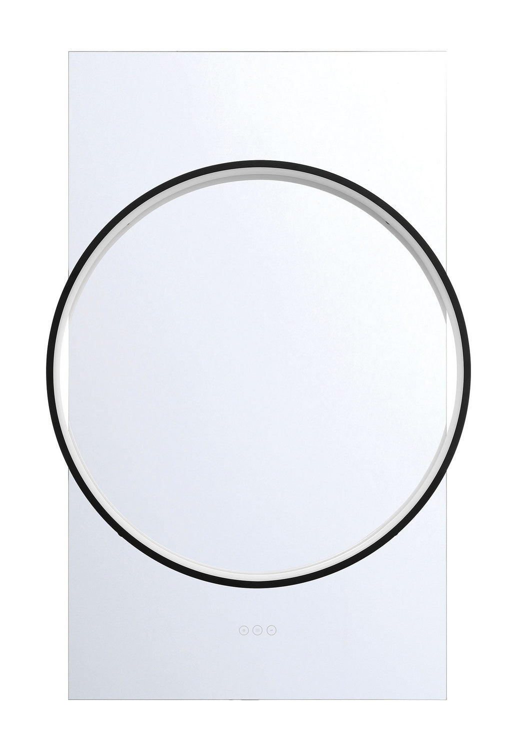 Miroir éclairant Trails Noir mat, 30" – vue 5