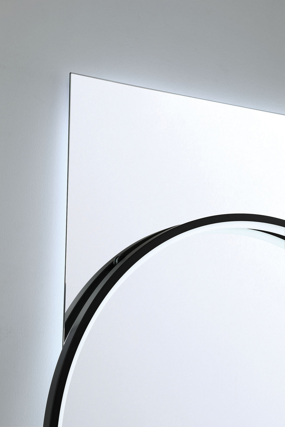 Miroir éclairant Trails Noir mat, 30" – vue 8