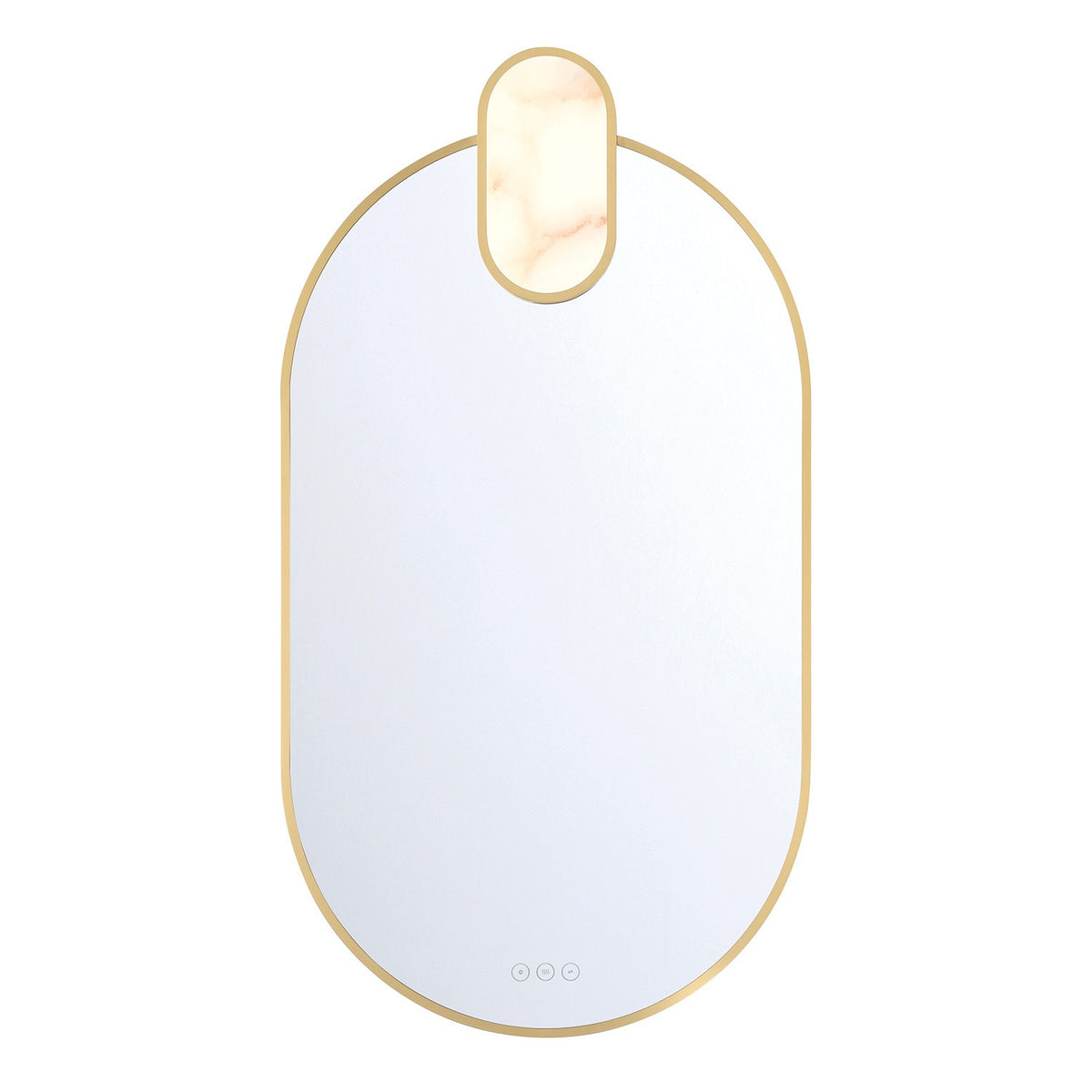 Miroir mural Mrissa Or, 39" – Eurofase