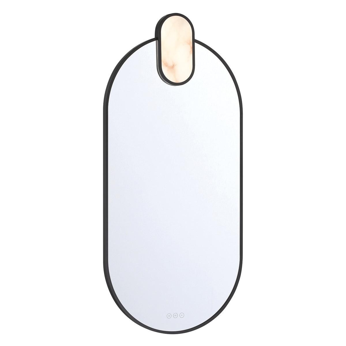 Miroir mural Mrissa Noir mat, 45" – vue 2