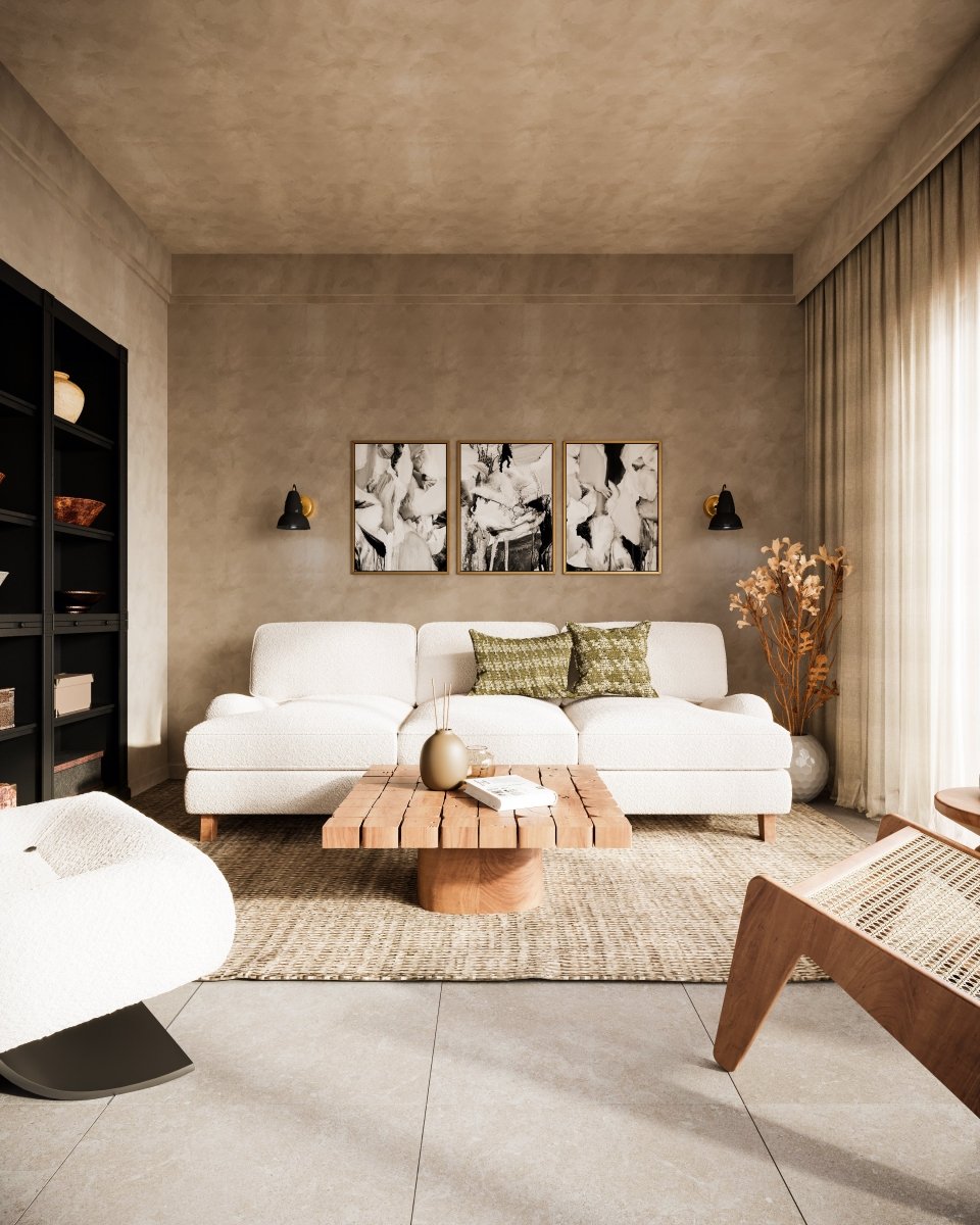 Murale à bras Felix - Or vieilli / noir mat by Alora Lighting | Luminaires & cie