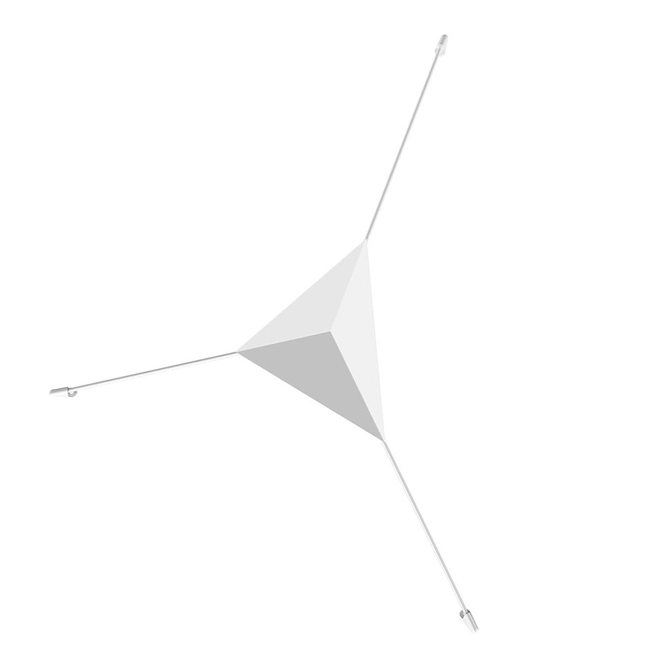 Murale Abstract - Large Blanc satiné by Sonneman | Luminaires & cie