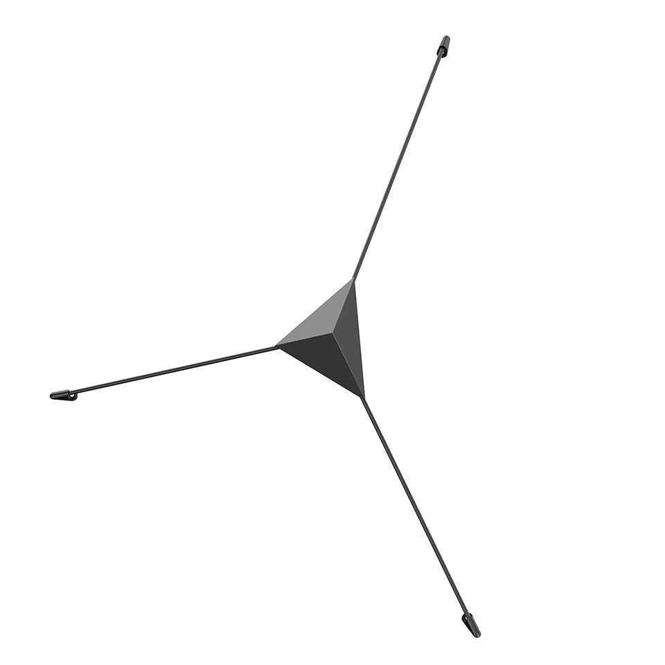 Murale Abstract - Small Noir Satiné by Sonneman | Luminaires & cie