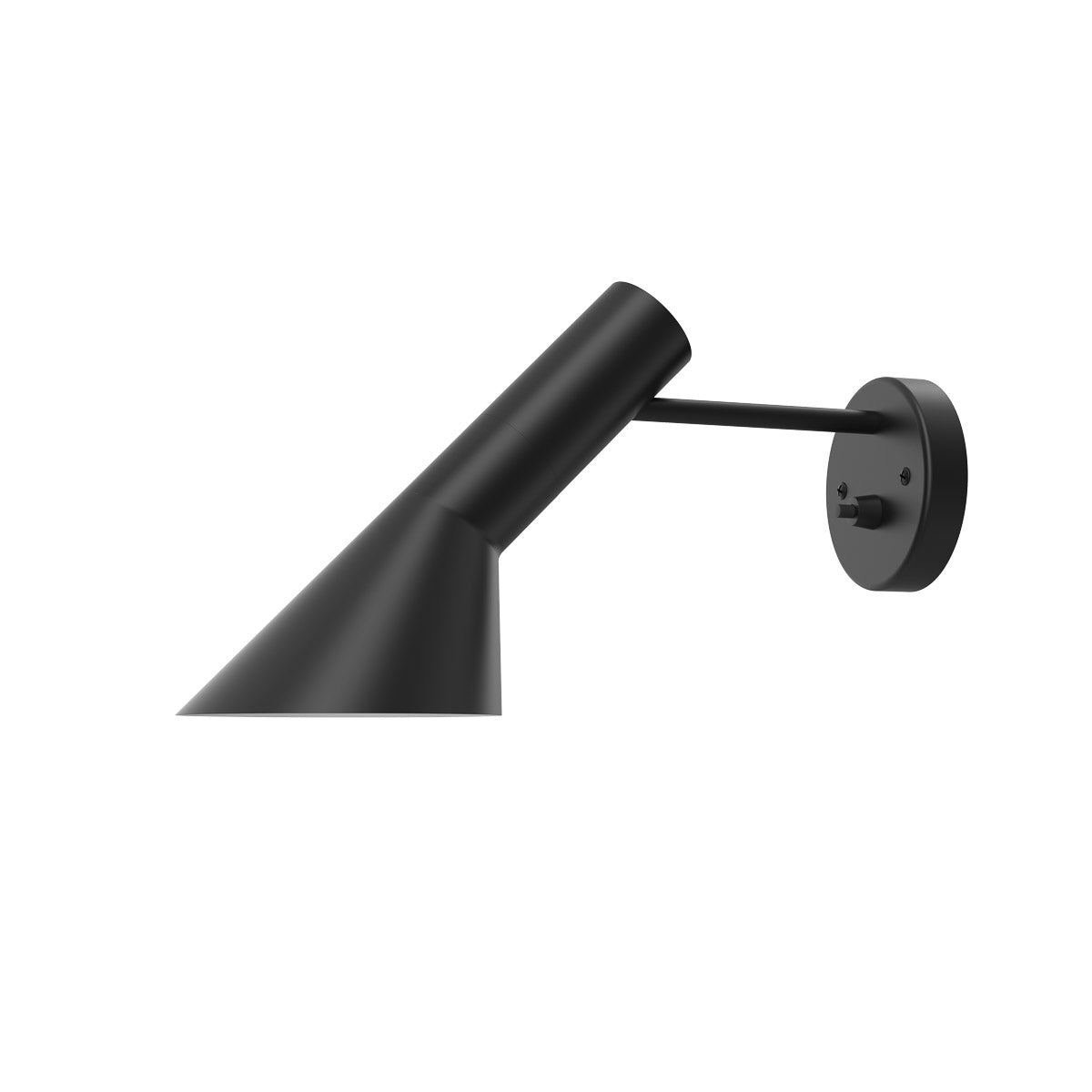 Murale AJ - Noir Avec interrupteur by Louis Poulsen | Luminaires & cie