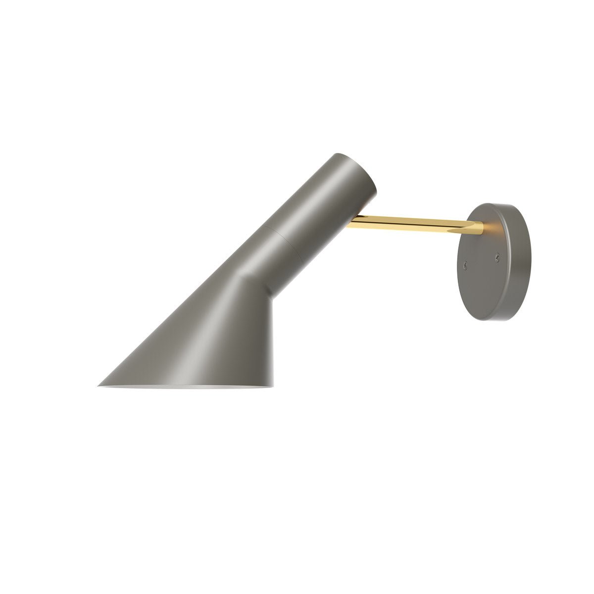 Murale AJ - Gris/Laiton Sans interrupteur by Louis Poulsen | Luminaires & cie