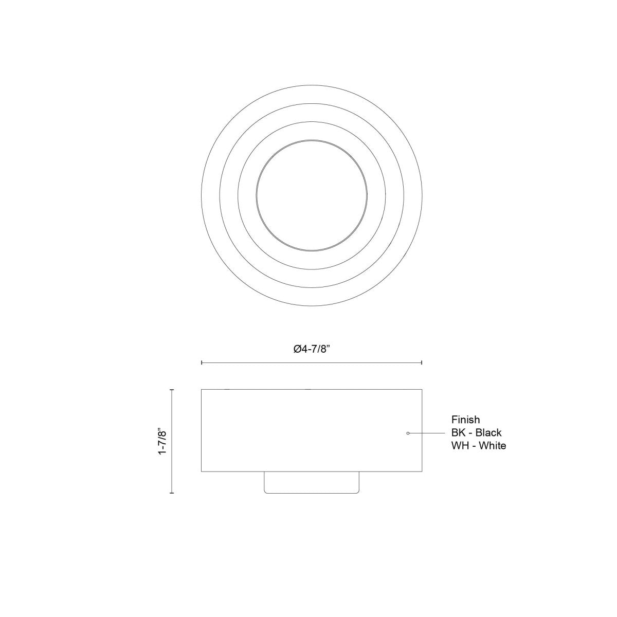 Murale Arco - Noir by Kuzco Lighting | Luminaires & cie