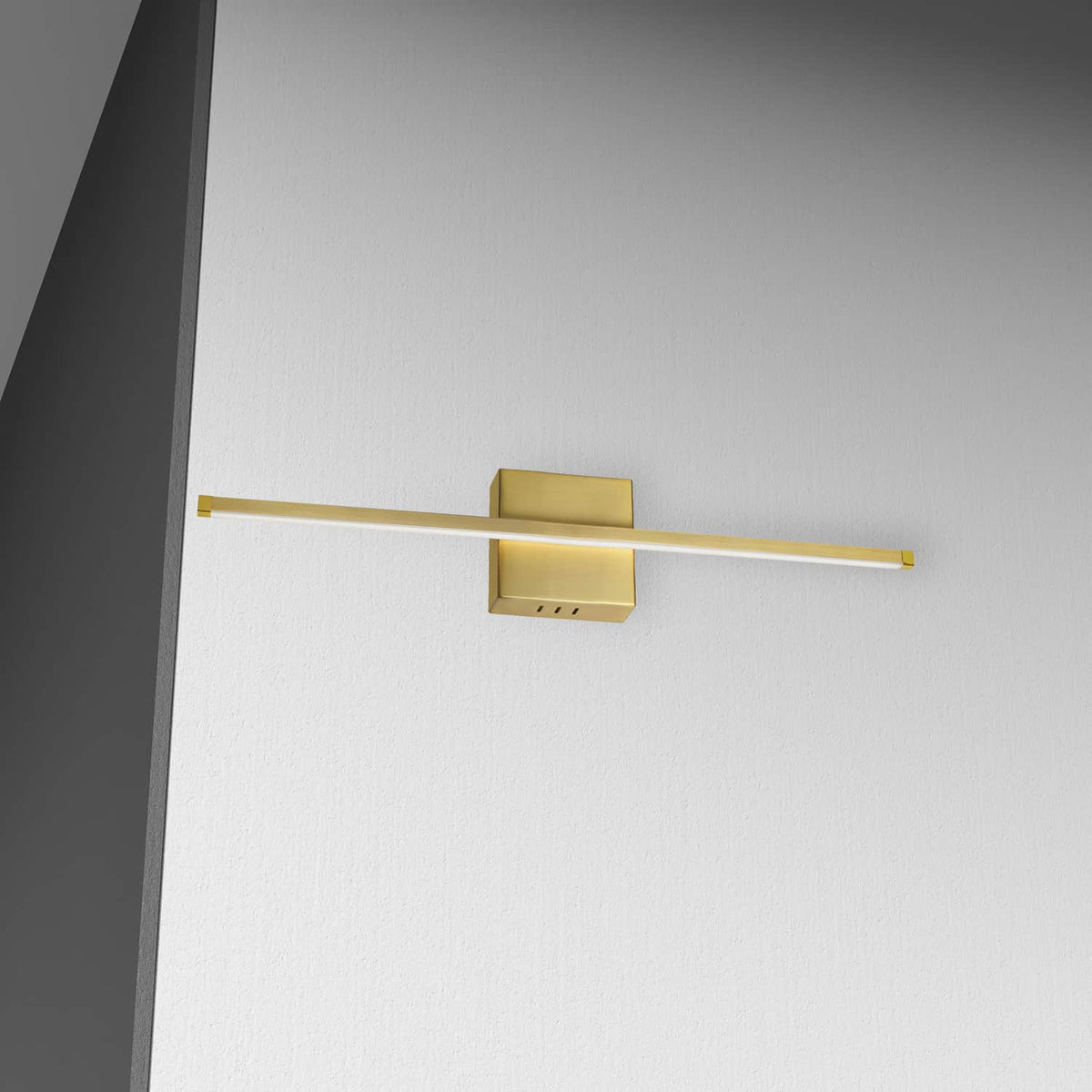 Barre d'éclairage de salle de bain Array 24 1/2", Laiton vieilli – vue 2