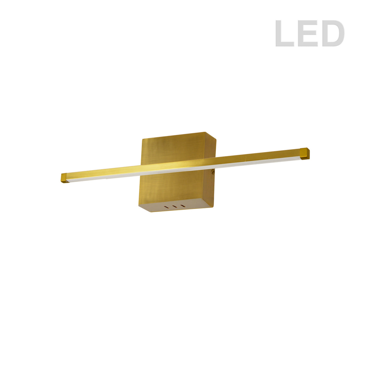 Barre d'éclairage de salle de bain Array 24 1/2", Laiton vieilli – Dainolite
