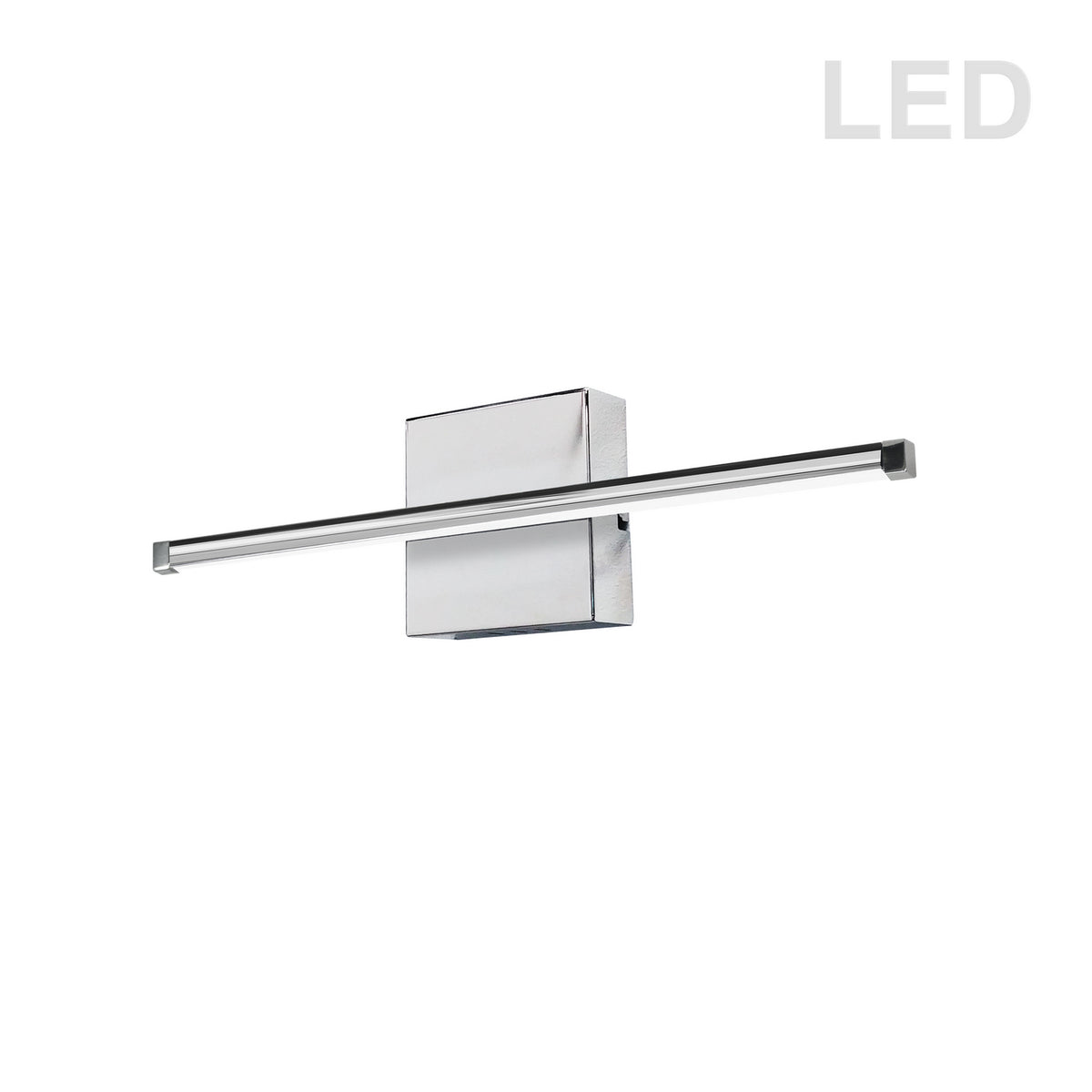 Barre d'éclairage de salle de bain Array 24 1/2", Chrome poli – Dainolite