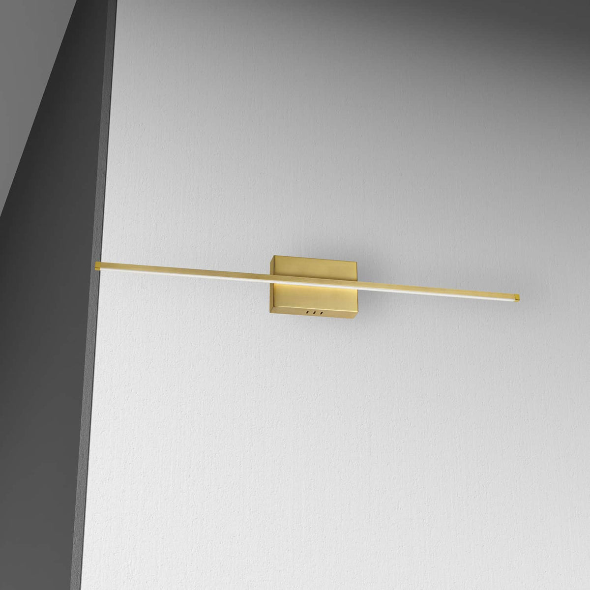 Barre d'éclairage de salle de bain Array 36", Laiton vieilli – vue 2