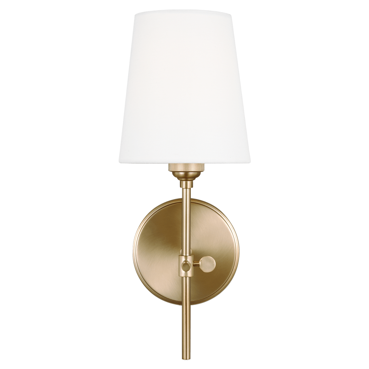 Murale Baker - Laiton satiné Bronze Ampoules DEL incluses by Visual Comfort Studio | Luminaires & cie