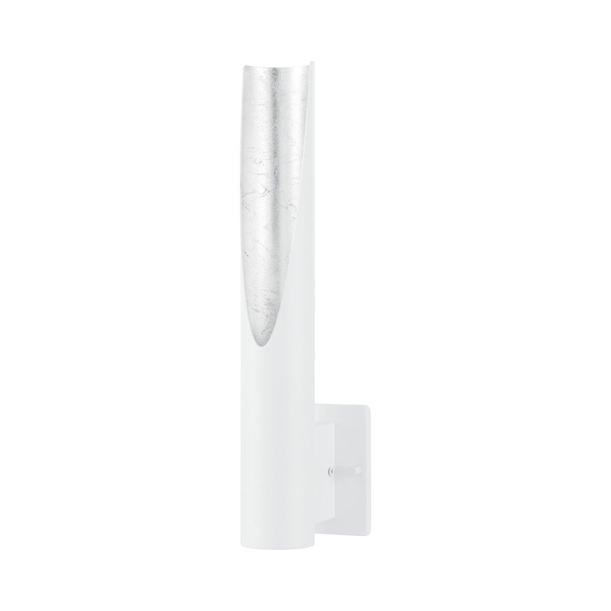 Murale Barbotto - Blanc et feuille d'argent by Eglo | Luminaires & cie