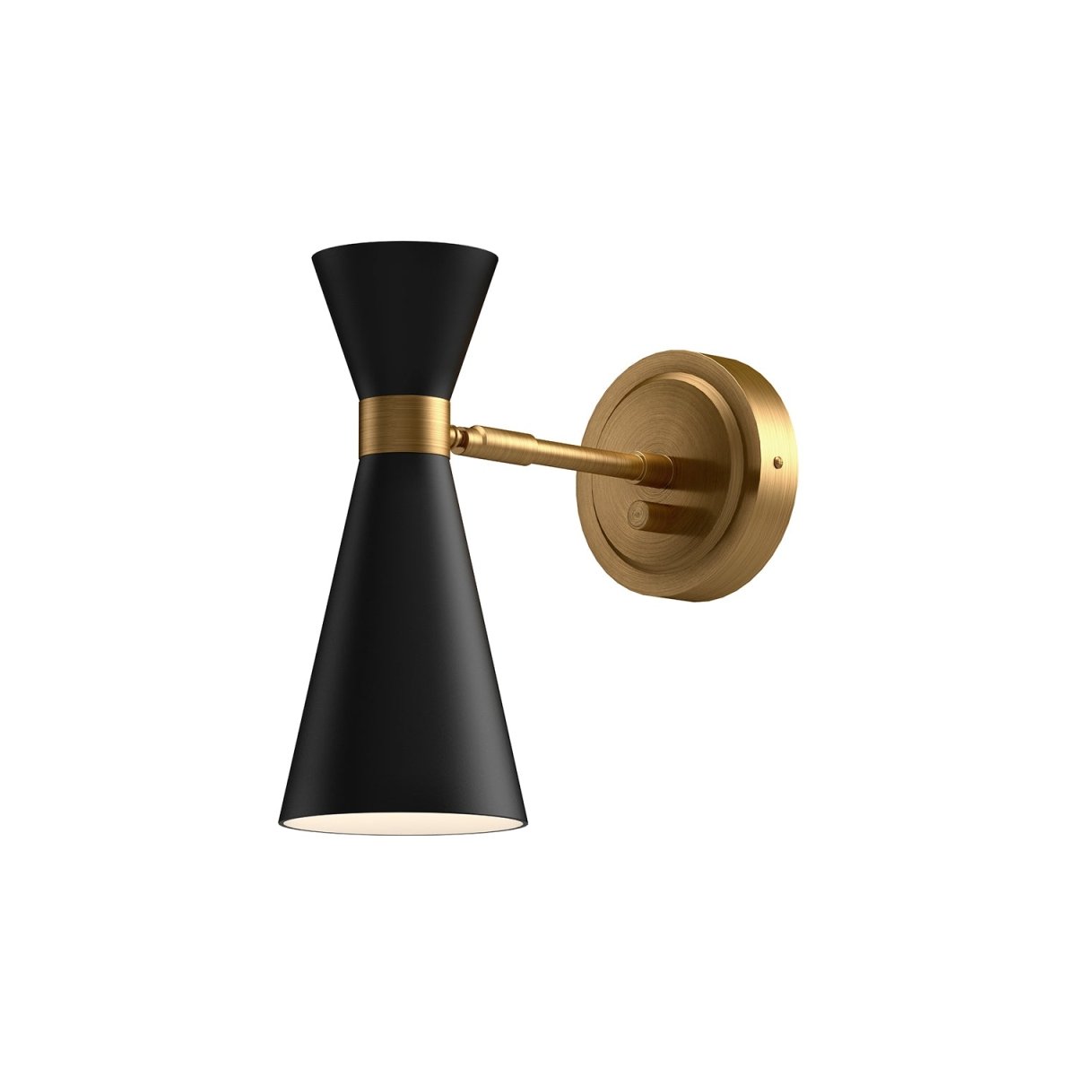 Murale Blake - Or vieilli / noir mat by Alora Lighting | Luminaires & cie