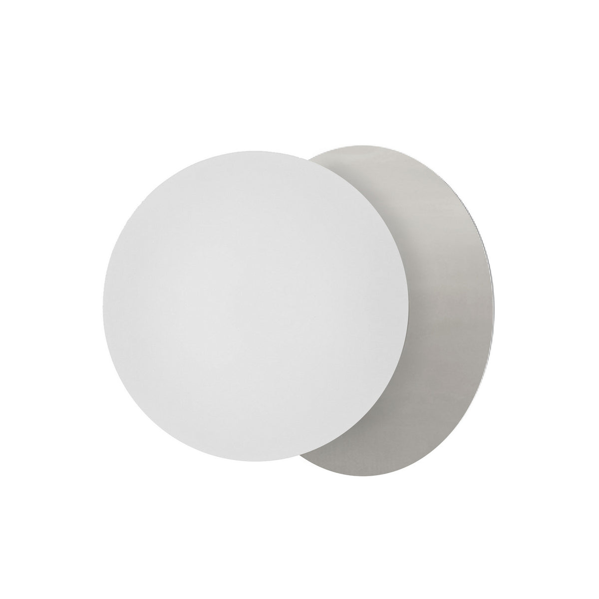 Applique murale Burlat 6", Chrome poli, Blanc – Dainolite