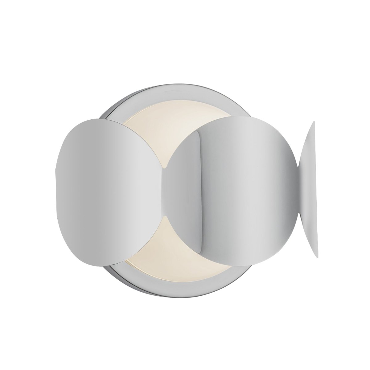 Murale Ciel - Chrome / Opale Verre by Kuzco Lighting | Luminaires & cie